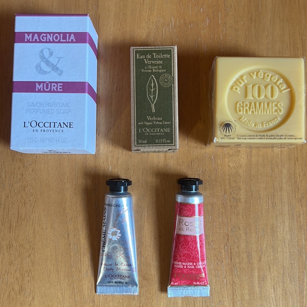 NIB L’Occitane bundle of different products